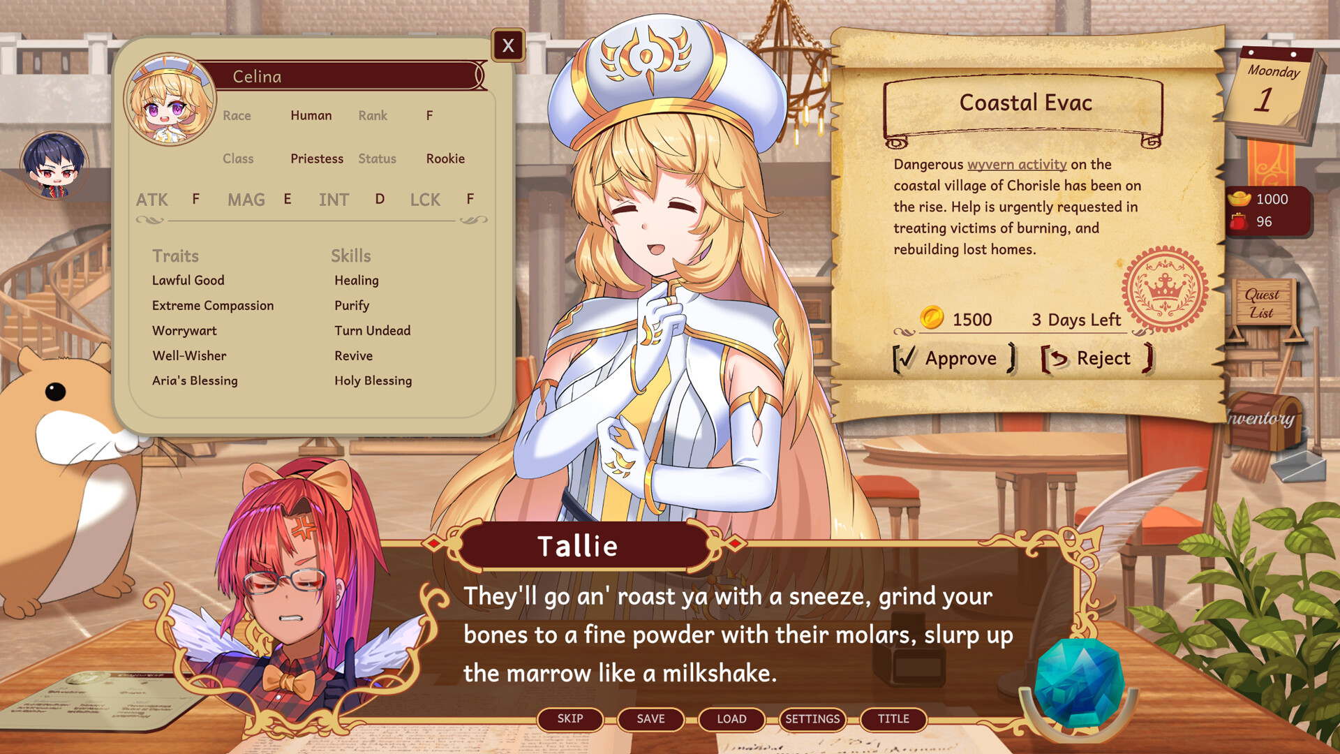 Adventurers Guild Receptionist screenshot 1
