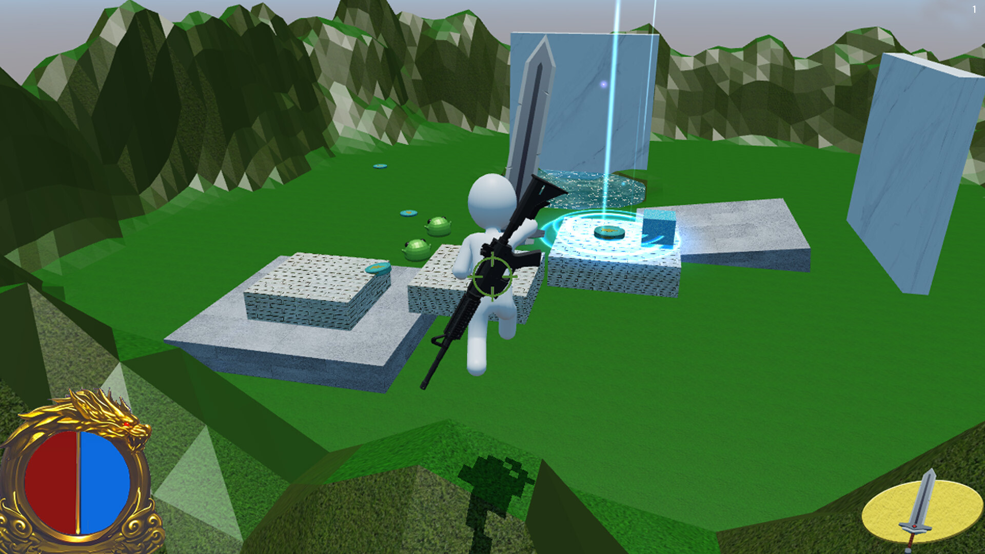 Third-Person Shooter and Platform Jumping and Level-based Adventure screenshot 1