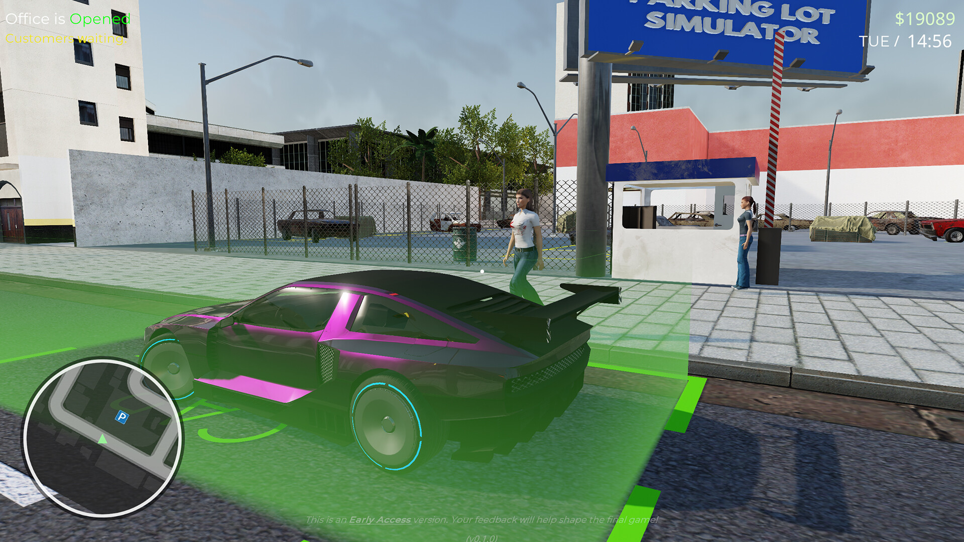 Parking Lot Simulator: Car Collector screenshot 13