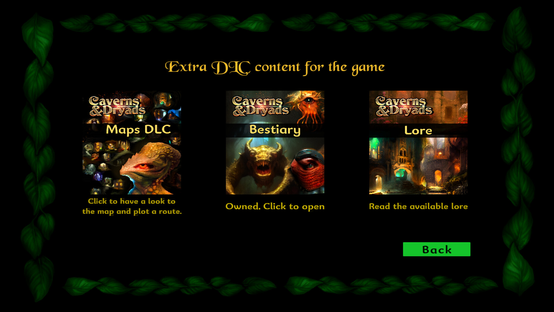 Caverns And Dryads screenshot 12