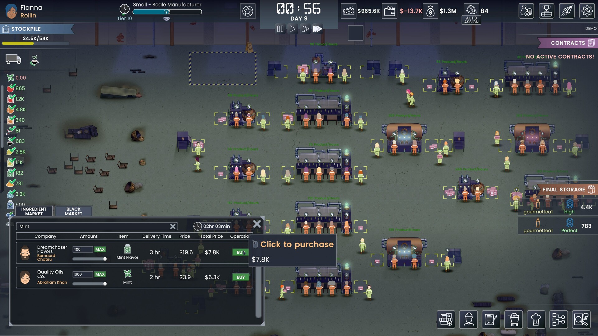 Fizz Flow: Factory Management screenshot 10