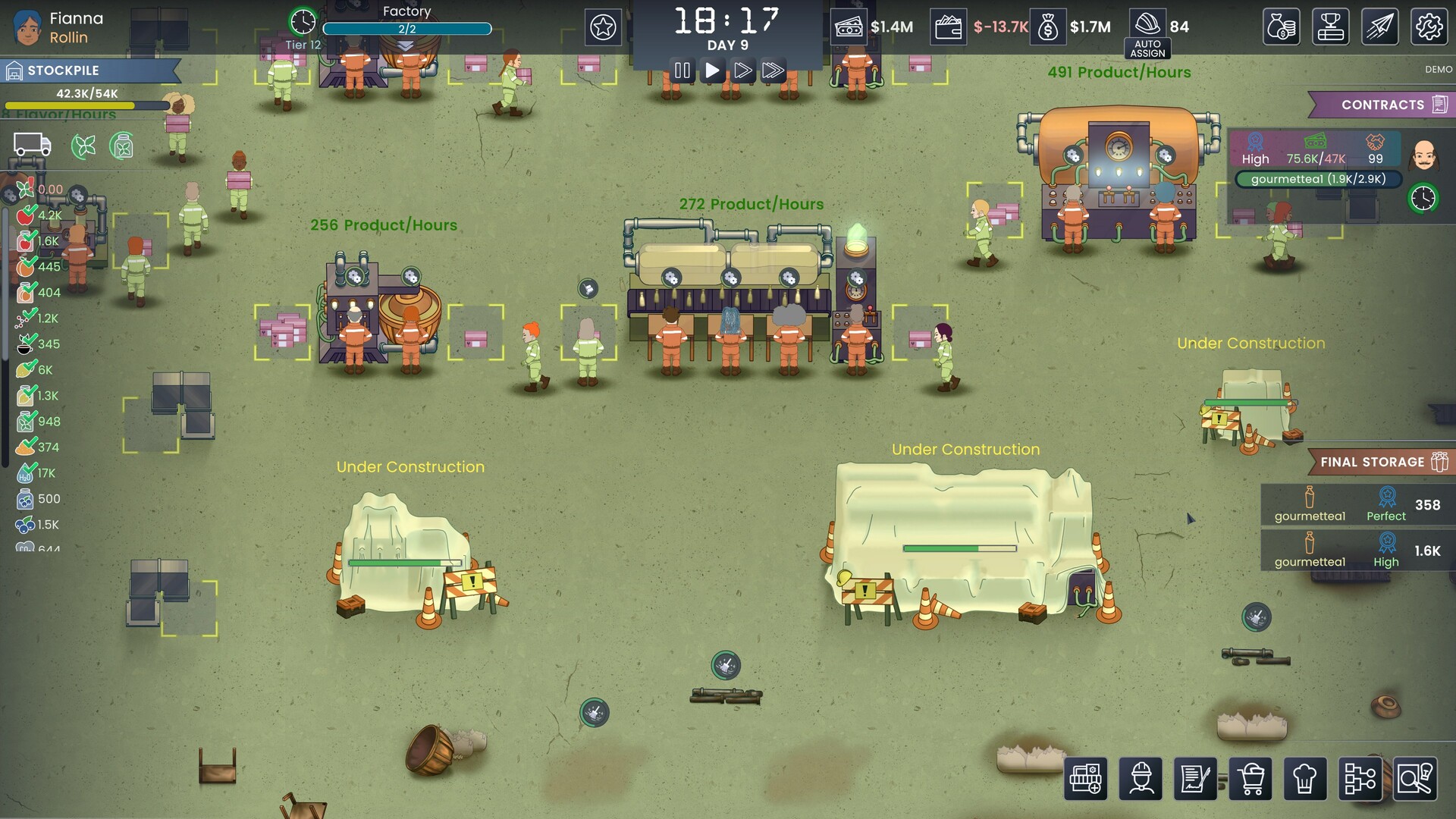 Fizz Flow: Factory Management screenshot 2