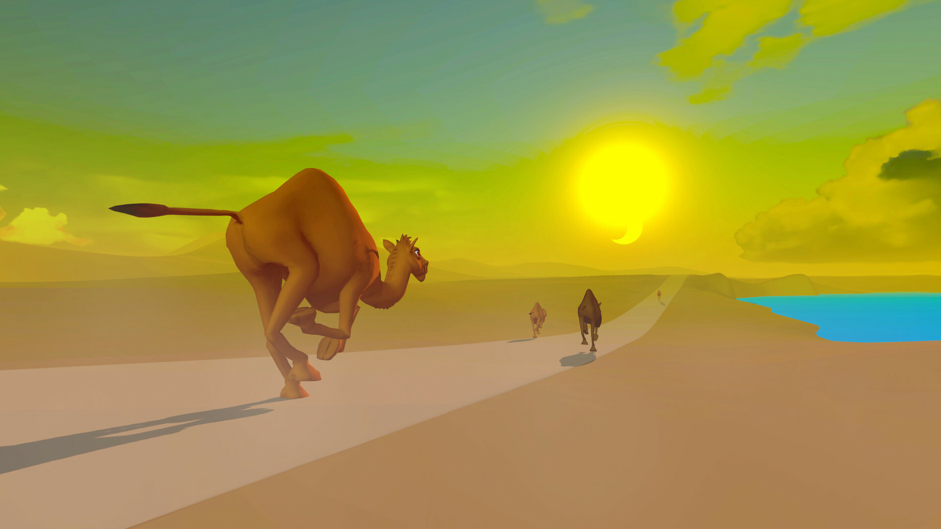 SANDSPEED: CAMEL RACING screenshot 1
