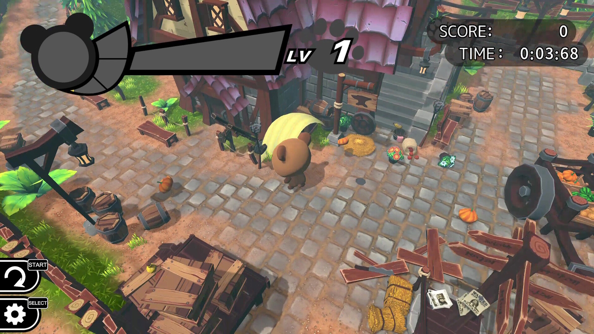 Kumakichi&Nyanzou Birth ☆ Destruction God DX screenshot 2