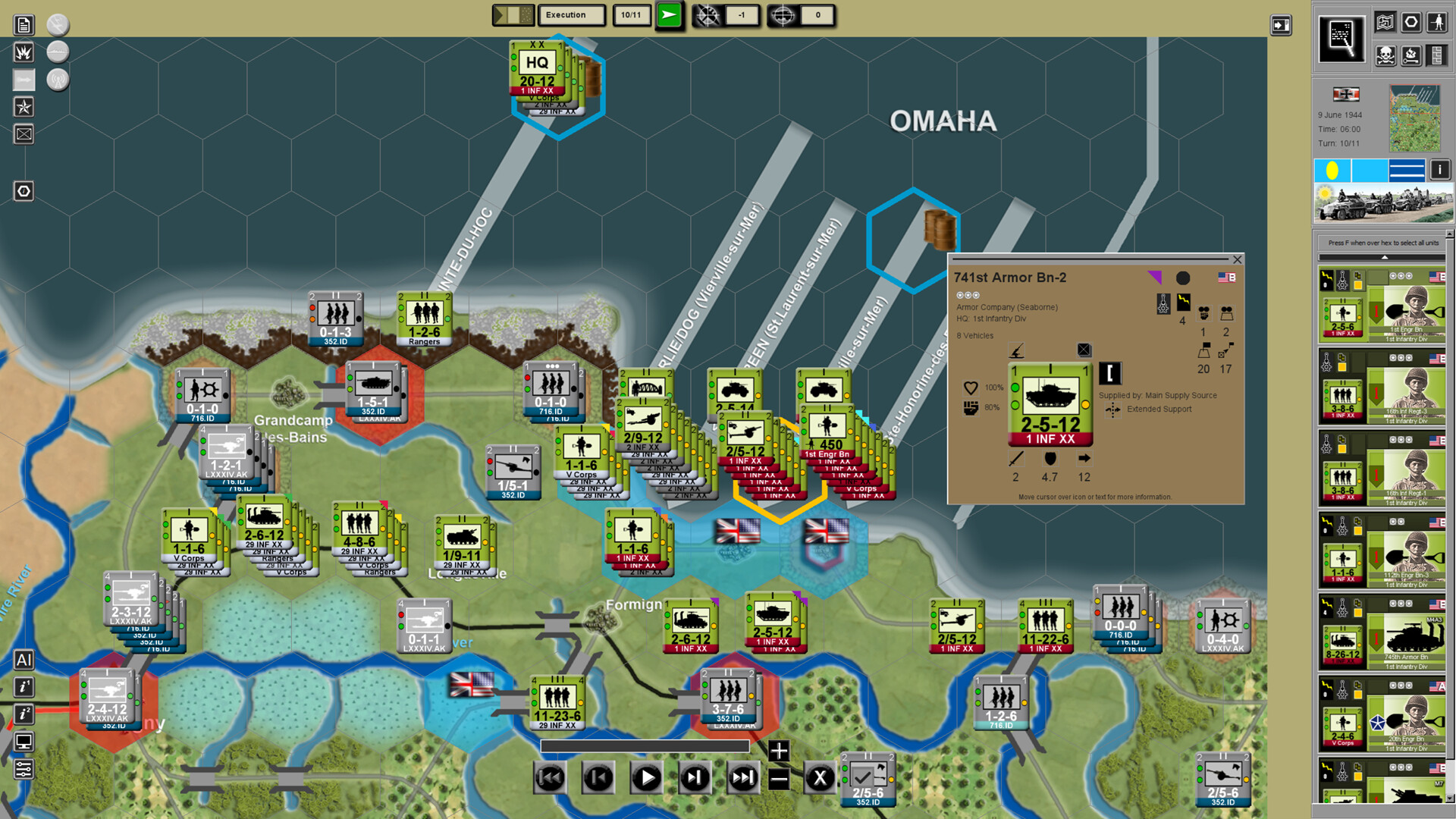 WEGO World War II: Overlord screenshot 1