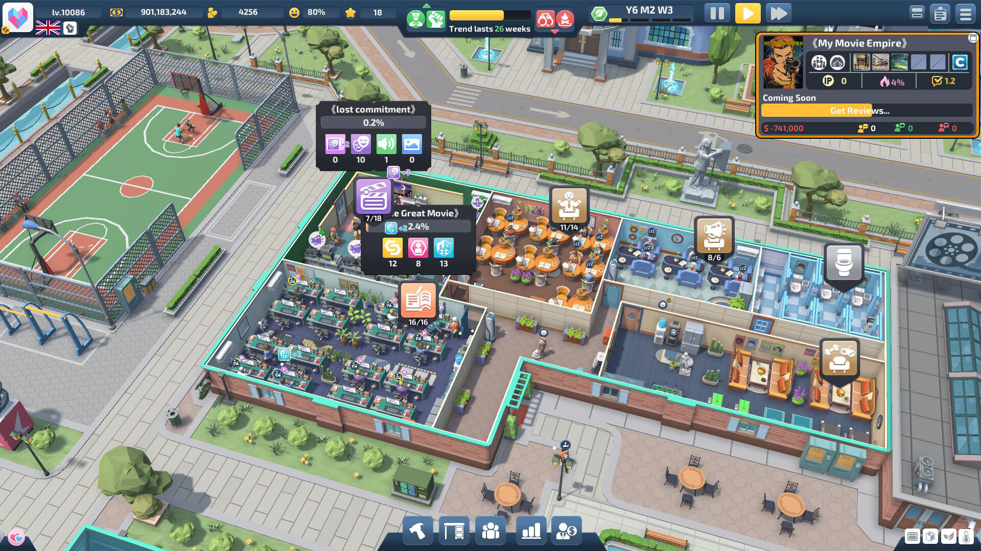 Super Movie Tycoon screenshot 1