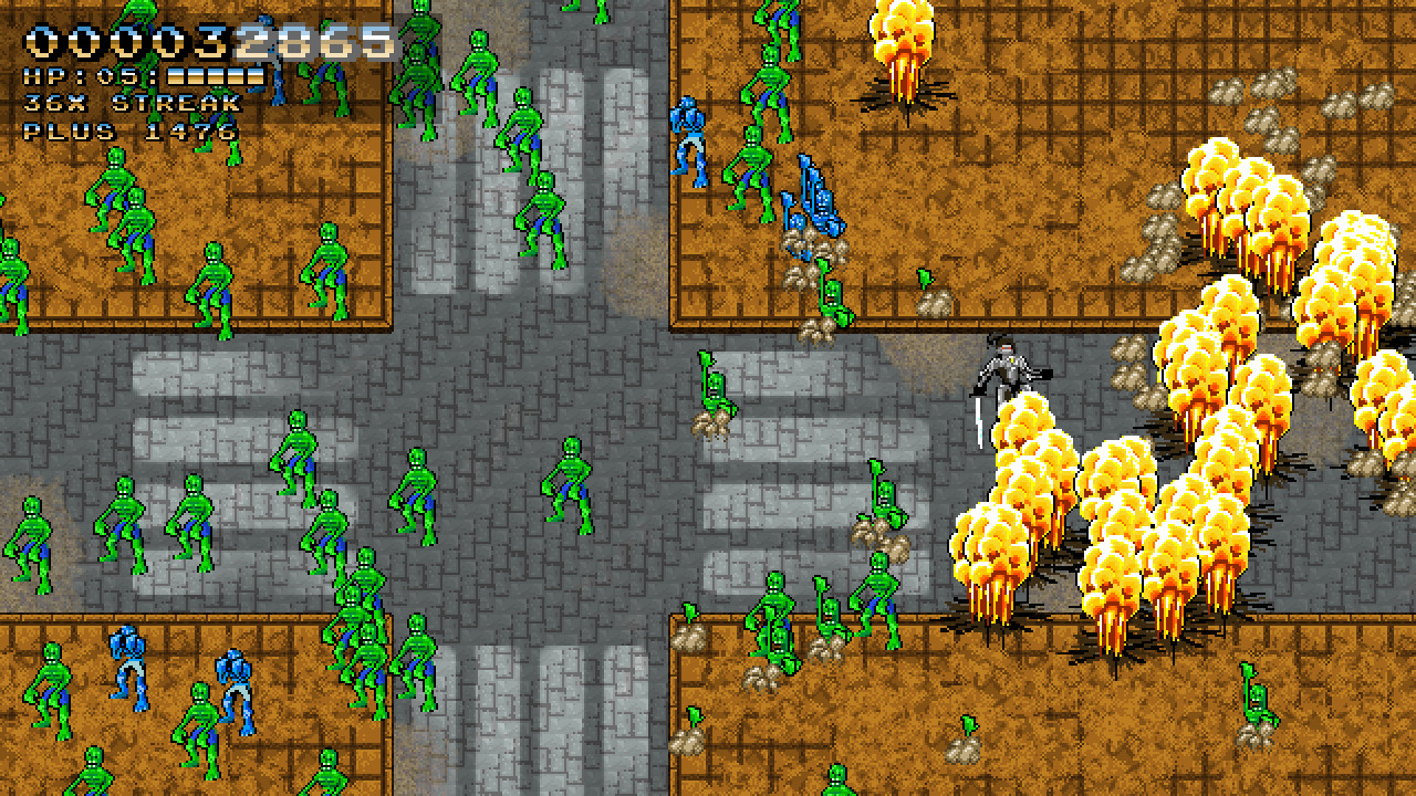 Space Robot Samurai Zombie Slayer screenshot 3