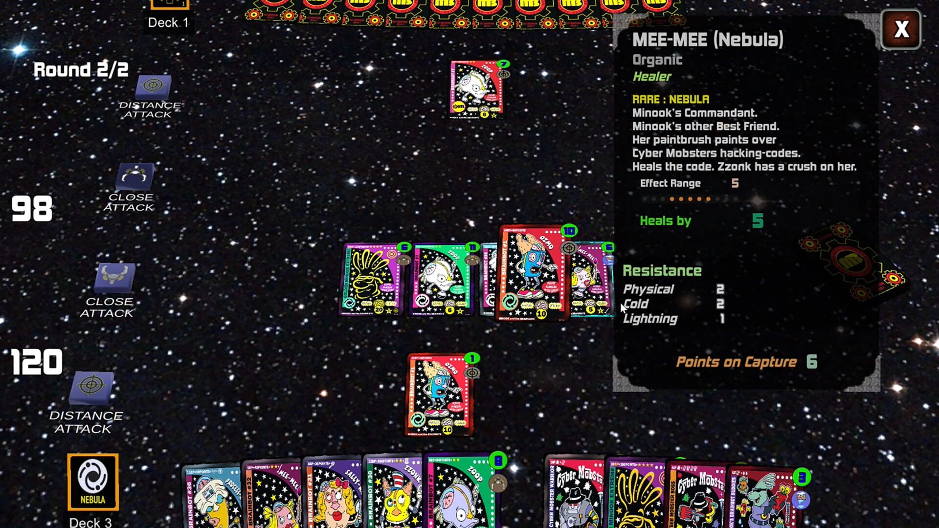 Minook and the Brainbots: Collector Card Battle screenshot 1