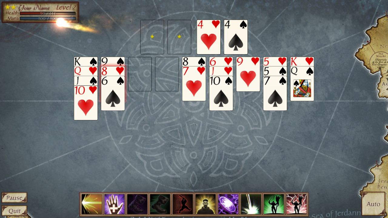 FreeCell Quest screenshot 2
