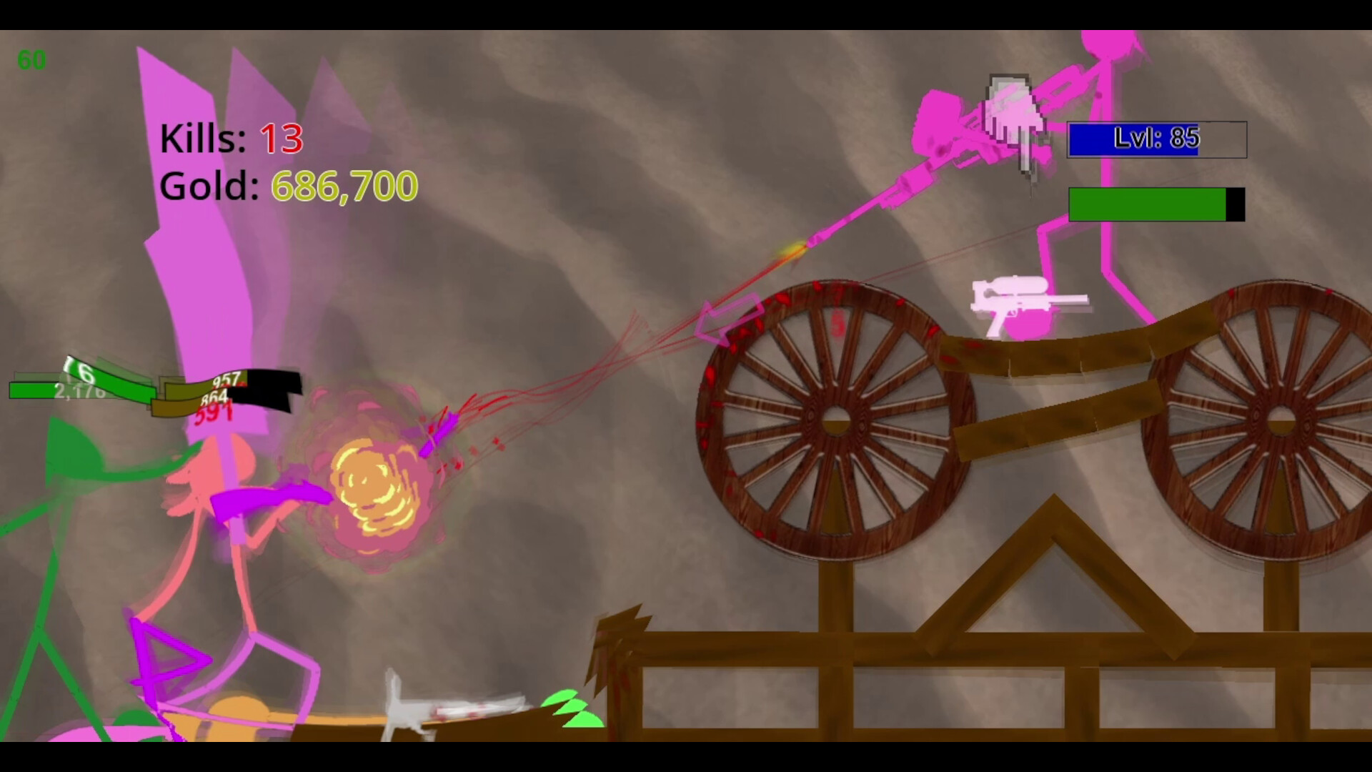 Stickman Physics Battle Arena screenshot 8