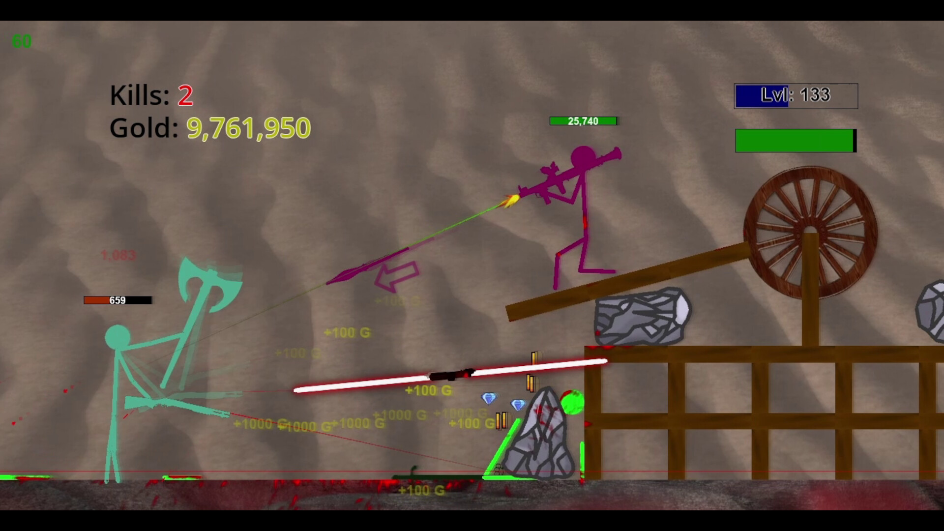 Stickman Physics Battle Arena screenshot 24