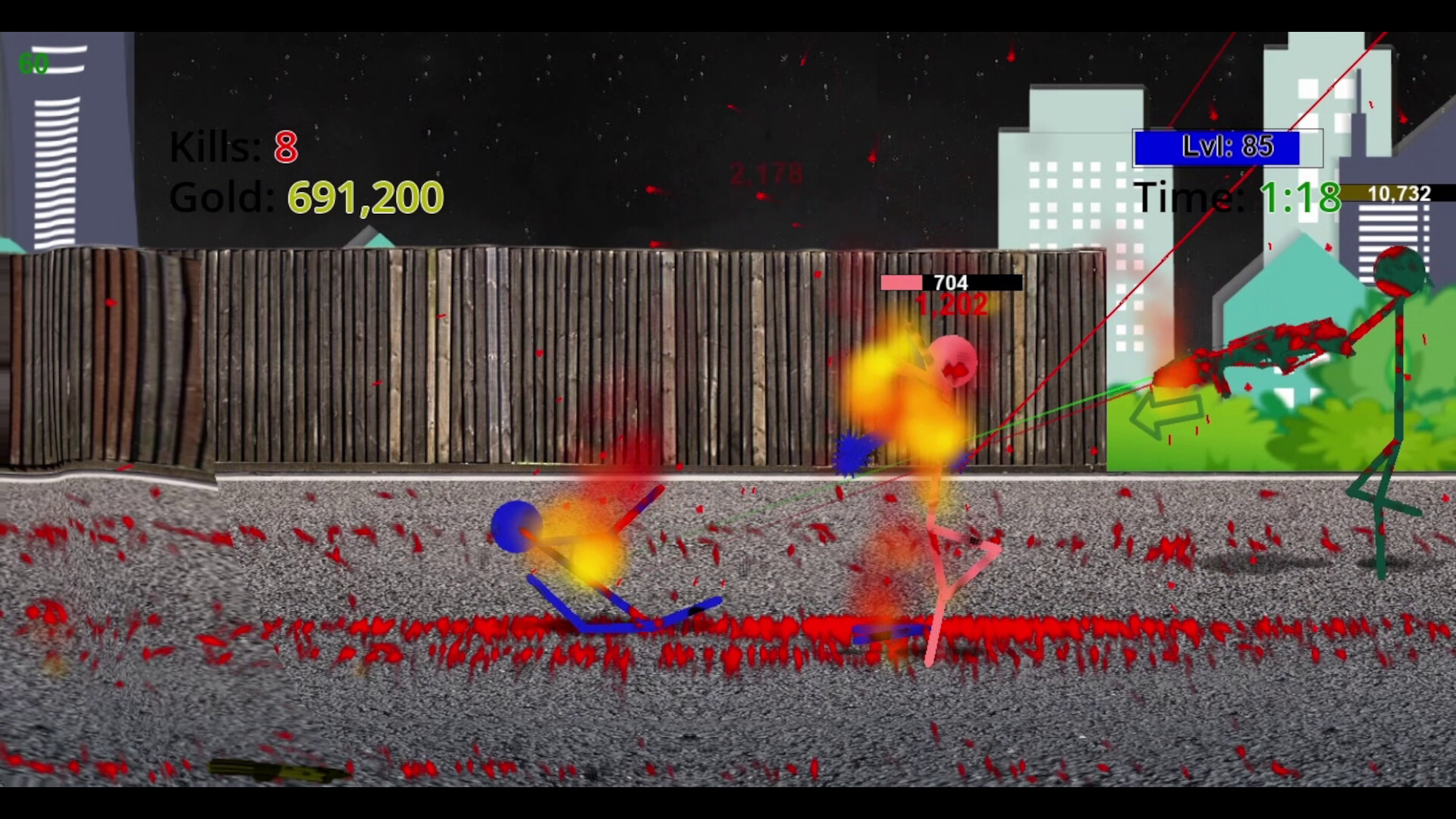 Stickman Physics Battle Arena screenshot 15