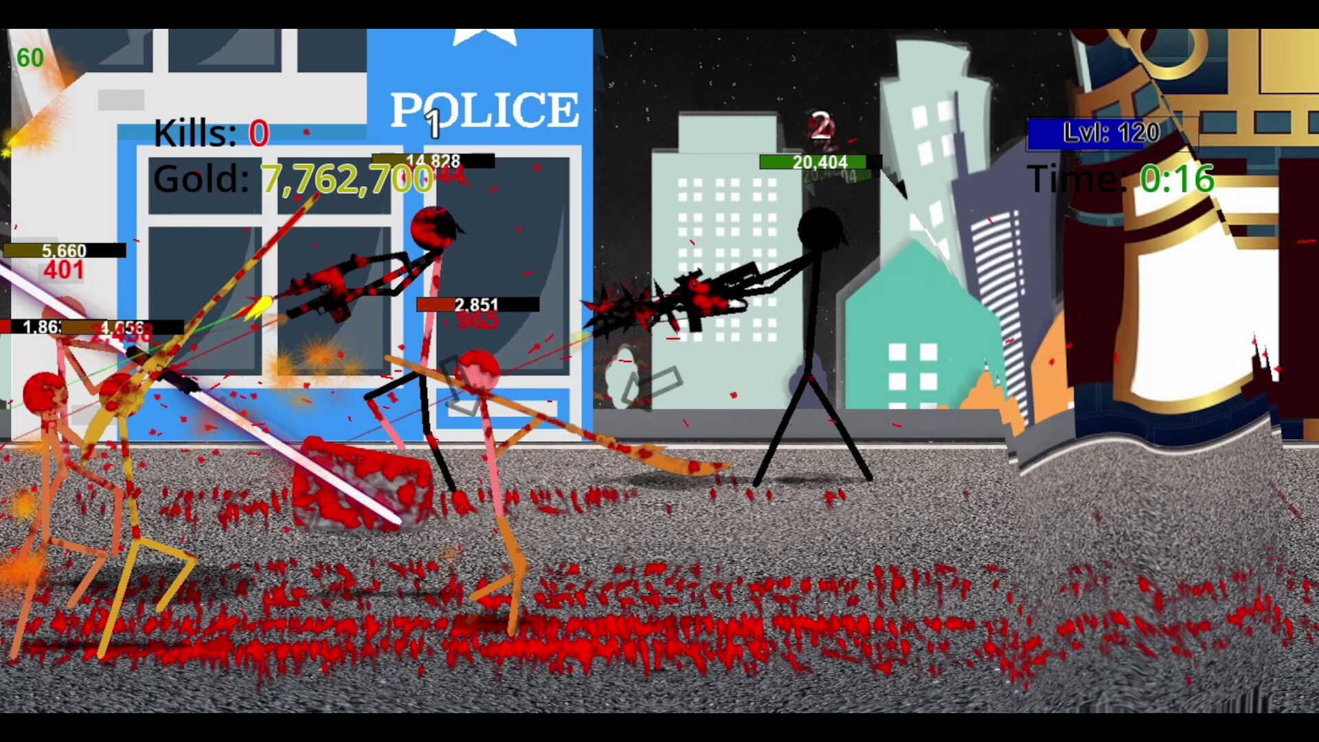 Stickman Physics Battle Arena screenshot 7