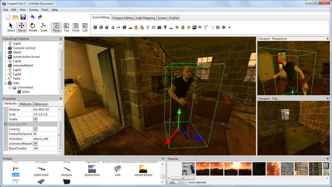 CopperCube 5 Game Engine screenshot 3