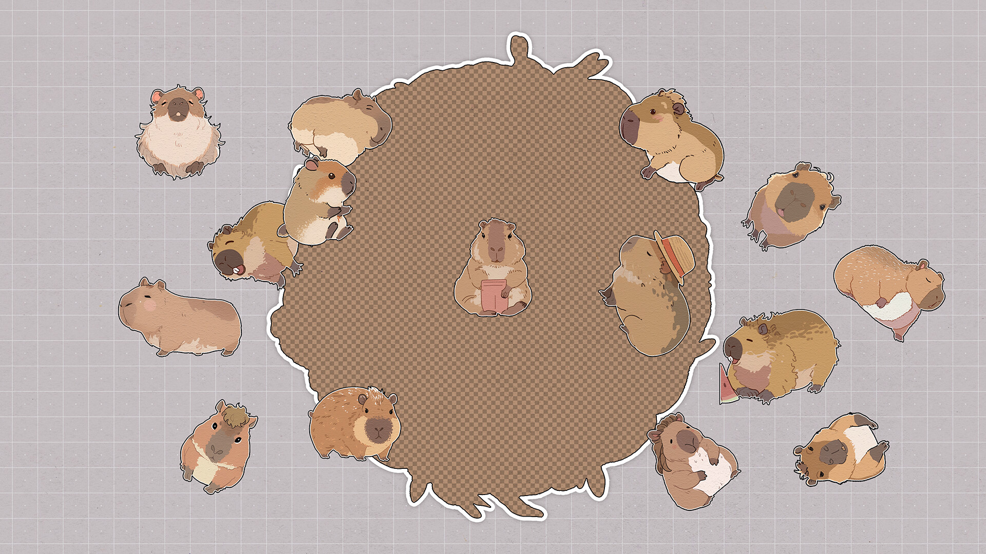Capybaras Huddled Together screenshot 3