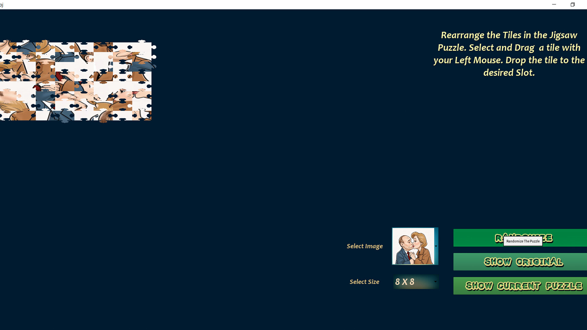 Putin Jigsaw screenshot 1