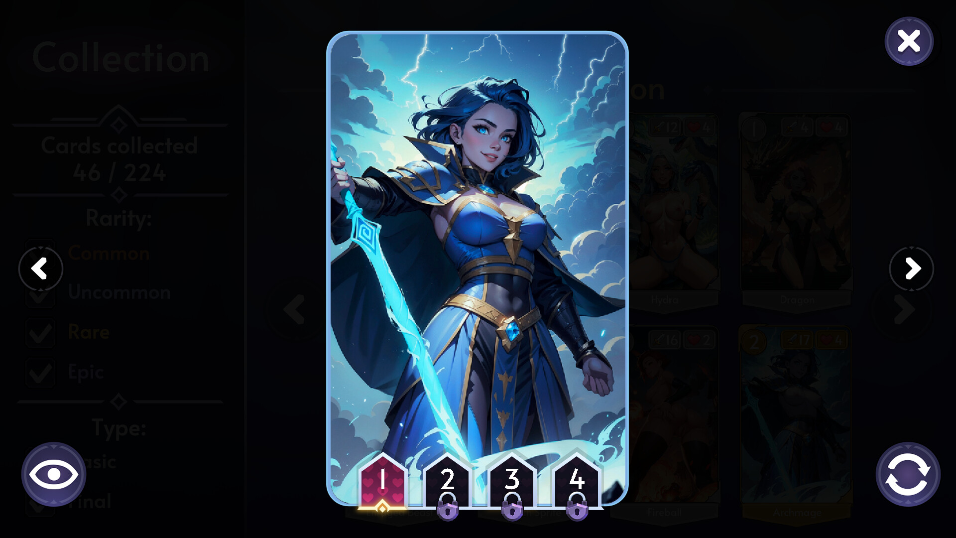 Harem of Lust: Battle Cards screenshot 9