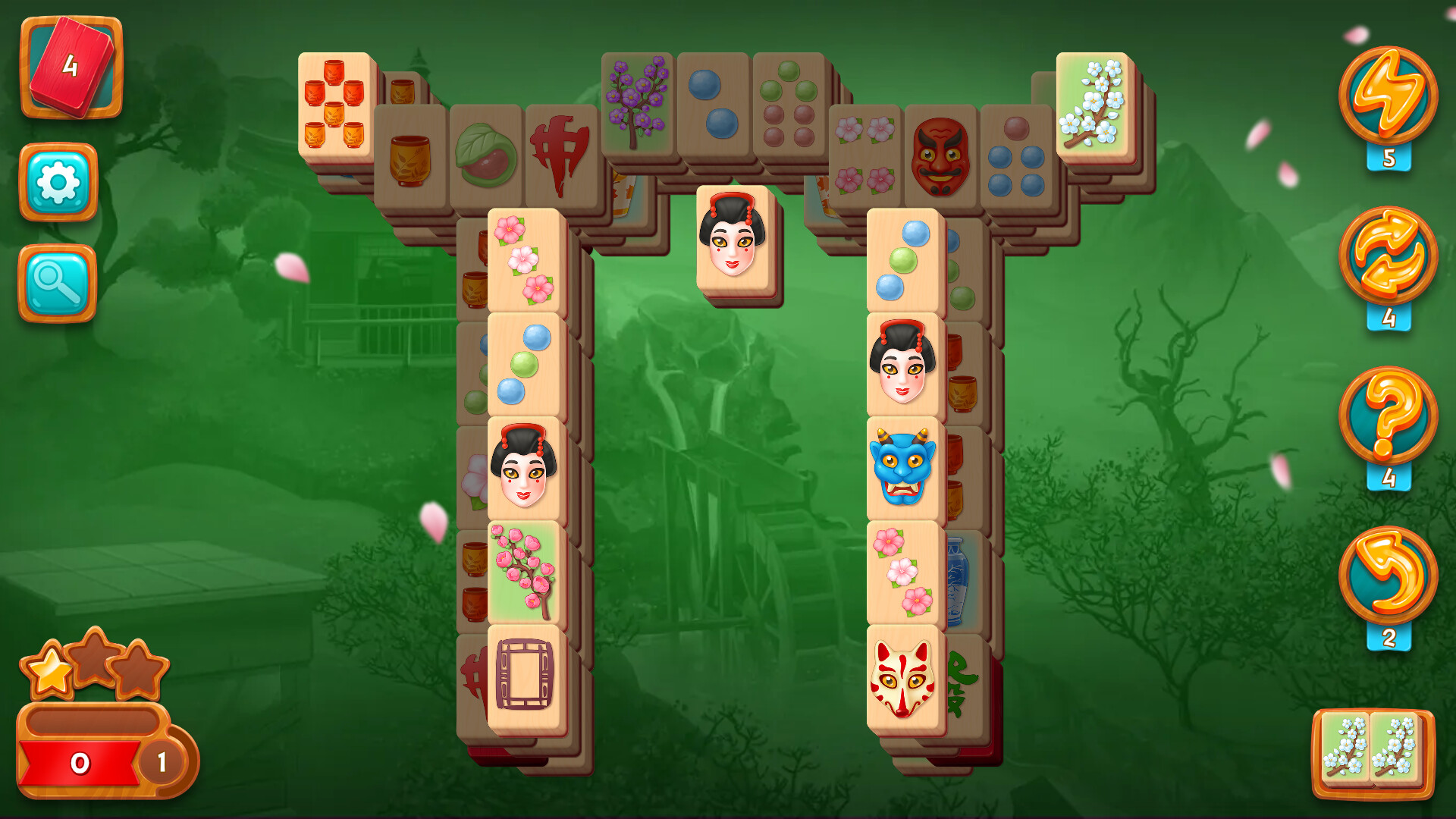 Mahjong Fest: Sakura Garden screenshot 7