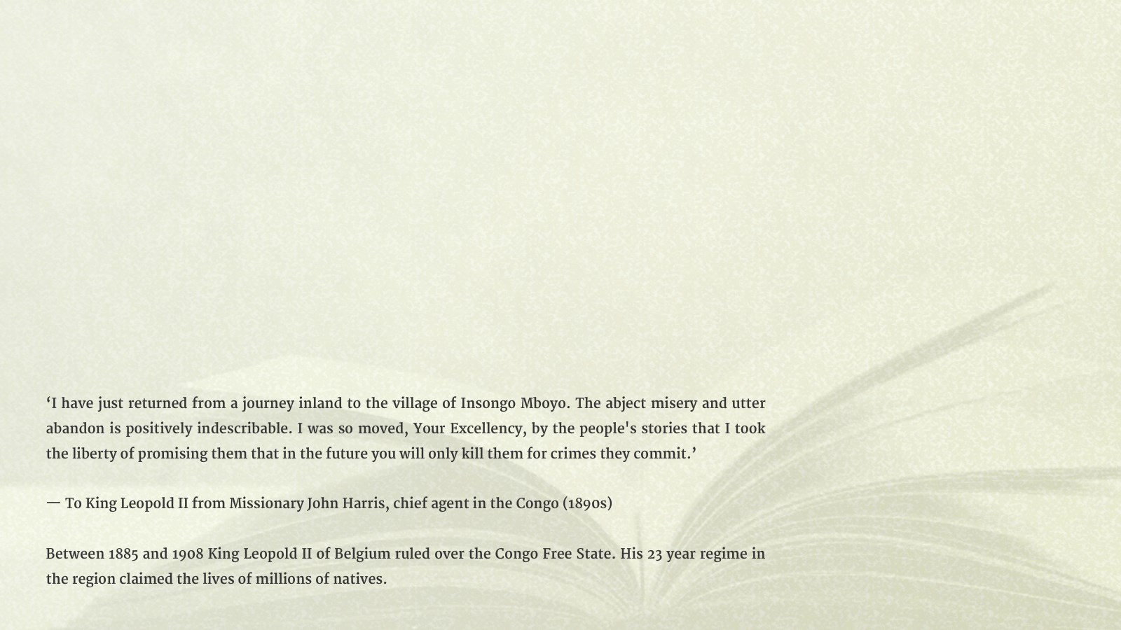 Unheard Screams - King Leopold II's Rule Over The Congo screenshot 2