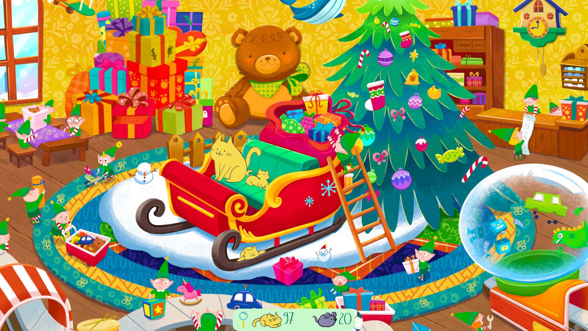 Storytime Cats - Meows and Mistletoes screenshot 1