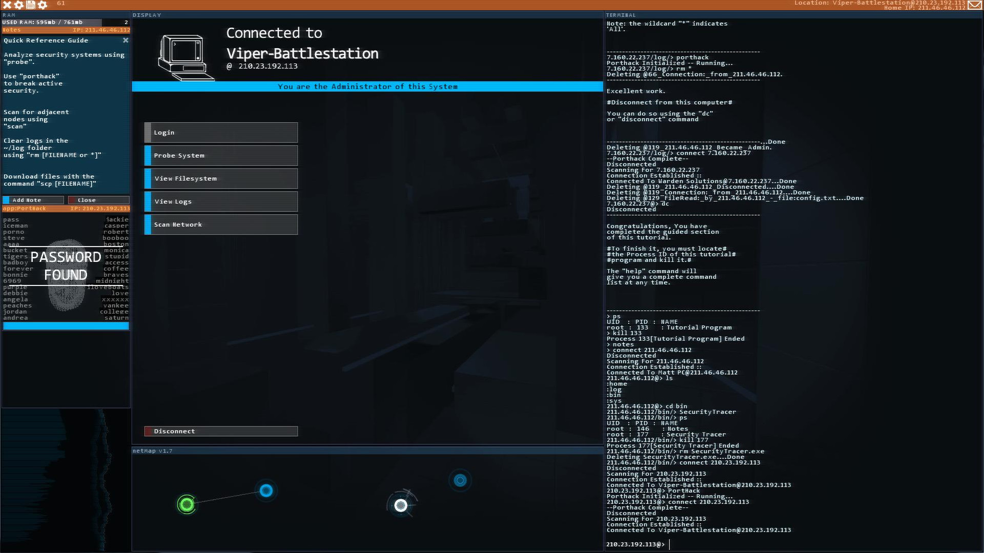 Hacknet screenshot 1