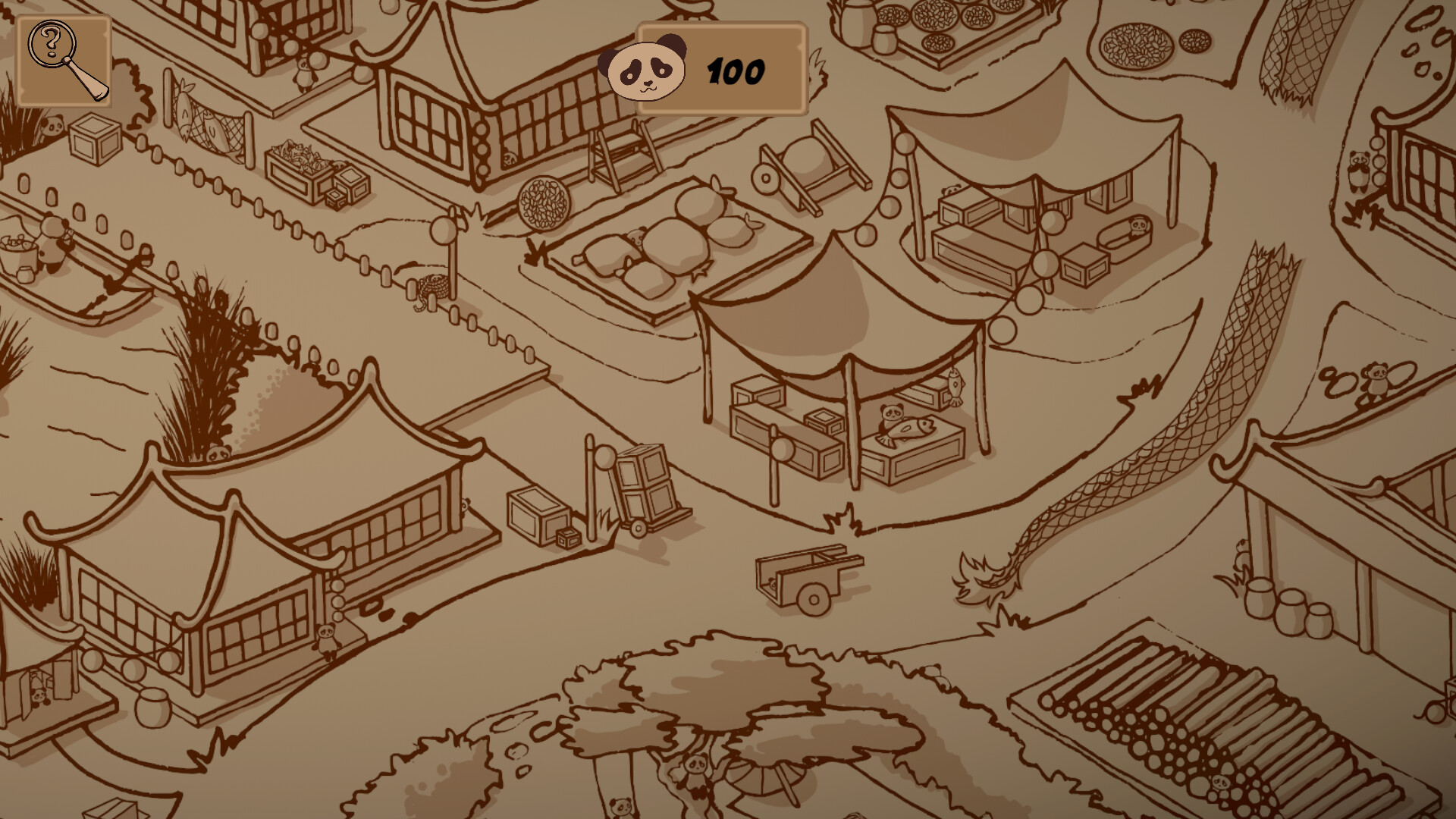 100 Hidden Pandas: Village screenshot 6