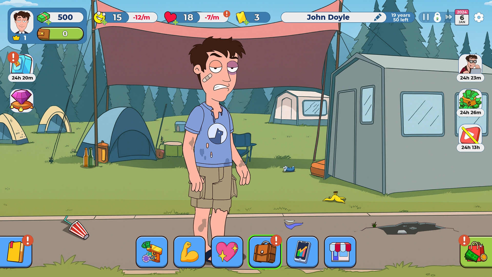 Idle Guy: Life Simulator games screenshot 2