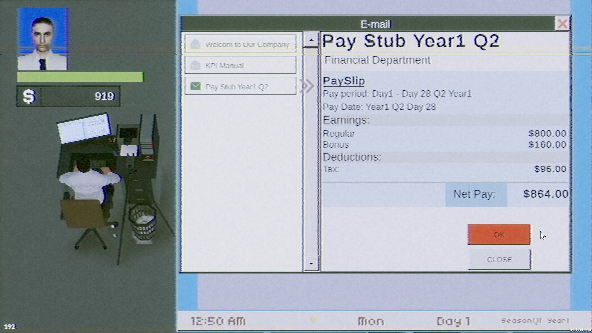 Hardworking Office Man Survival screenshot 3