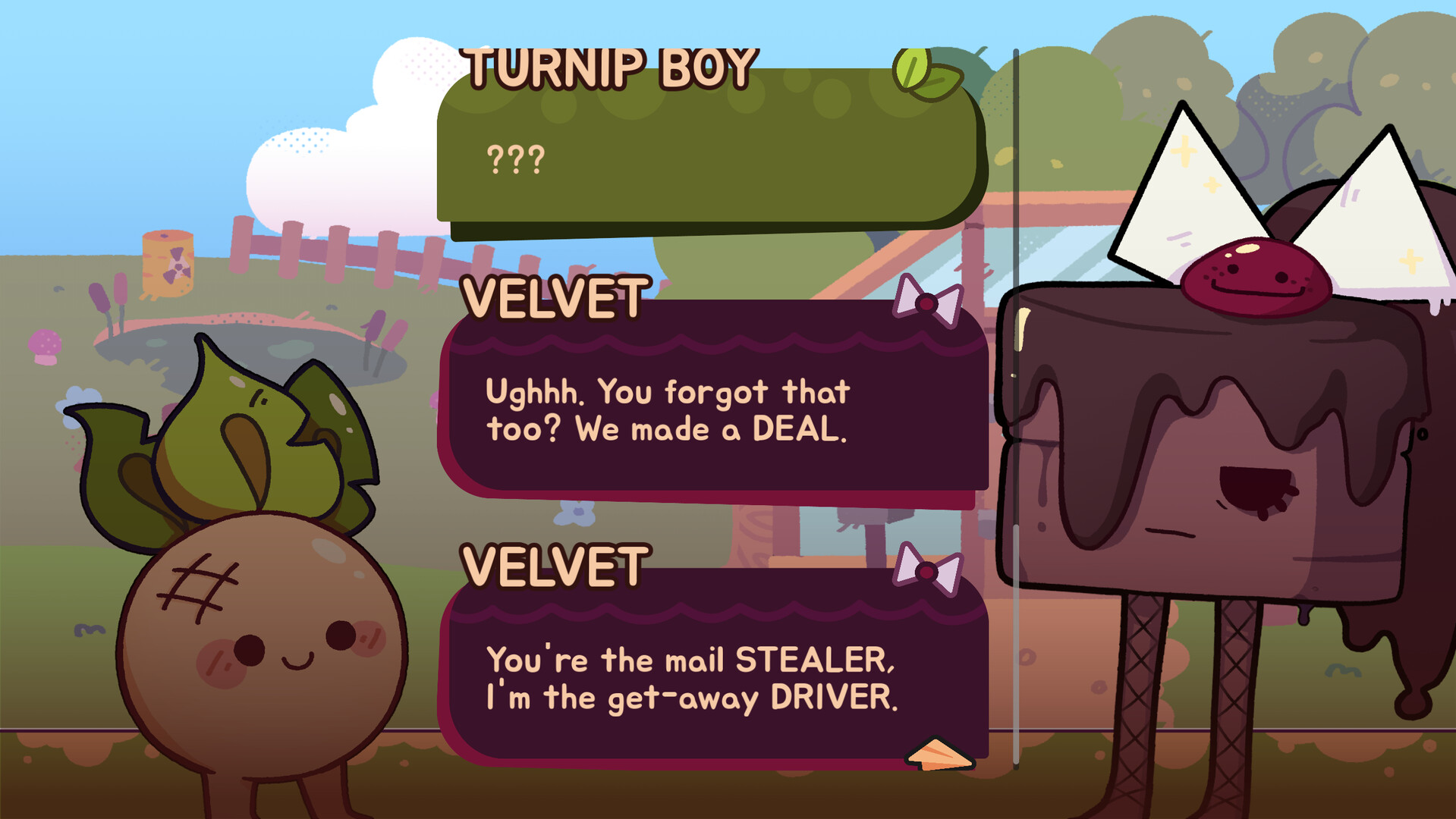 Turnip Boy Steals the Mail screenshot 3