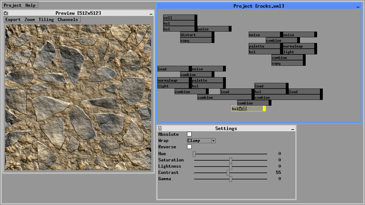 Zeuxis : procedural texture generator screenshot 1