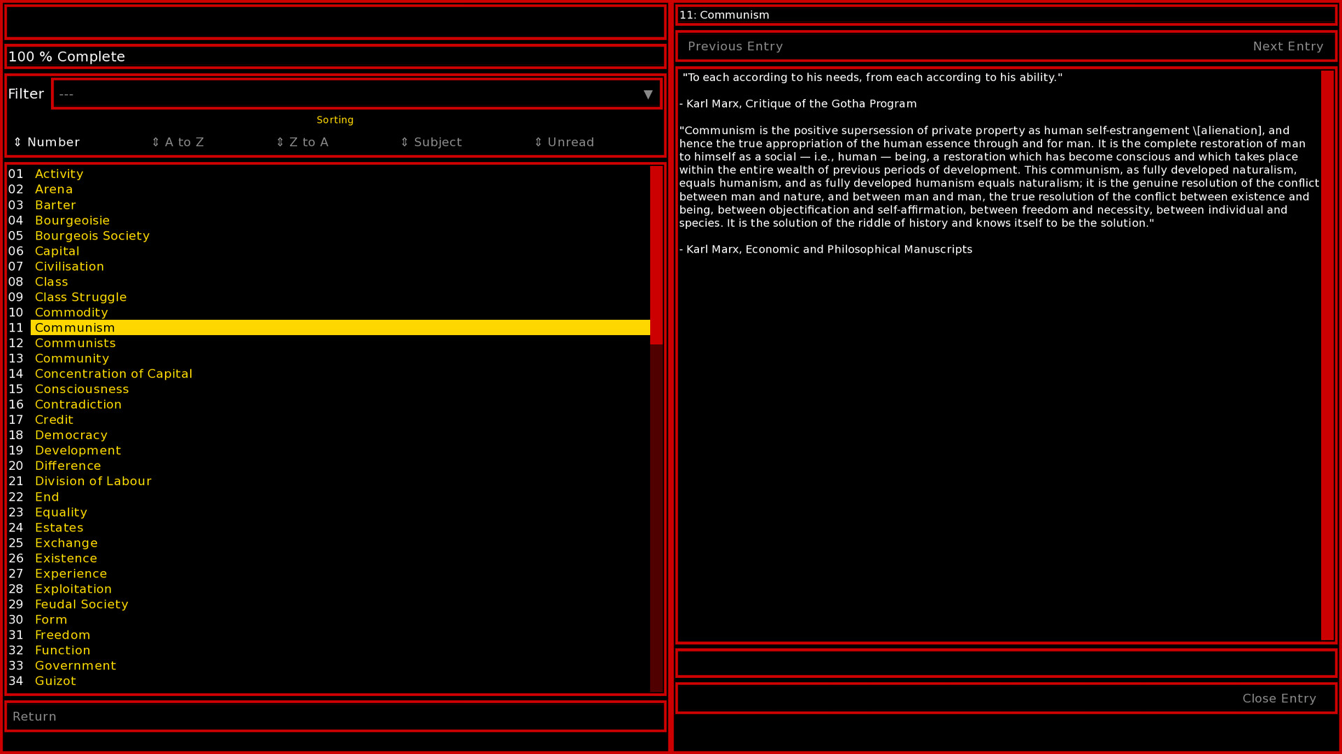 The Communist Manifesto ~ A Visual Novel screenshot 5