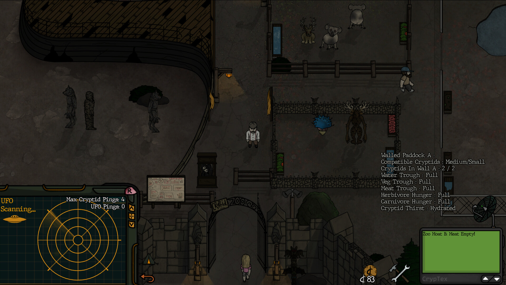 Cryptid Keeper screenshot 1