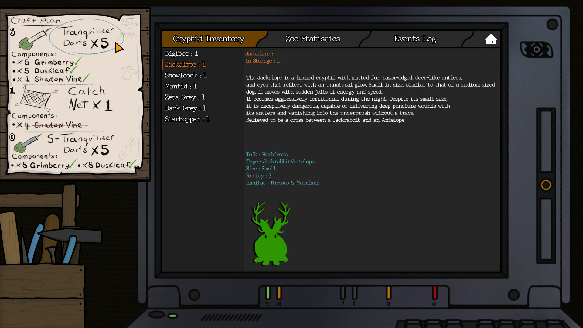 Cryptid Keeper screenshot 3