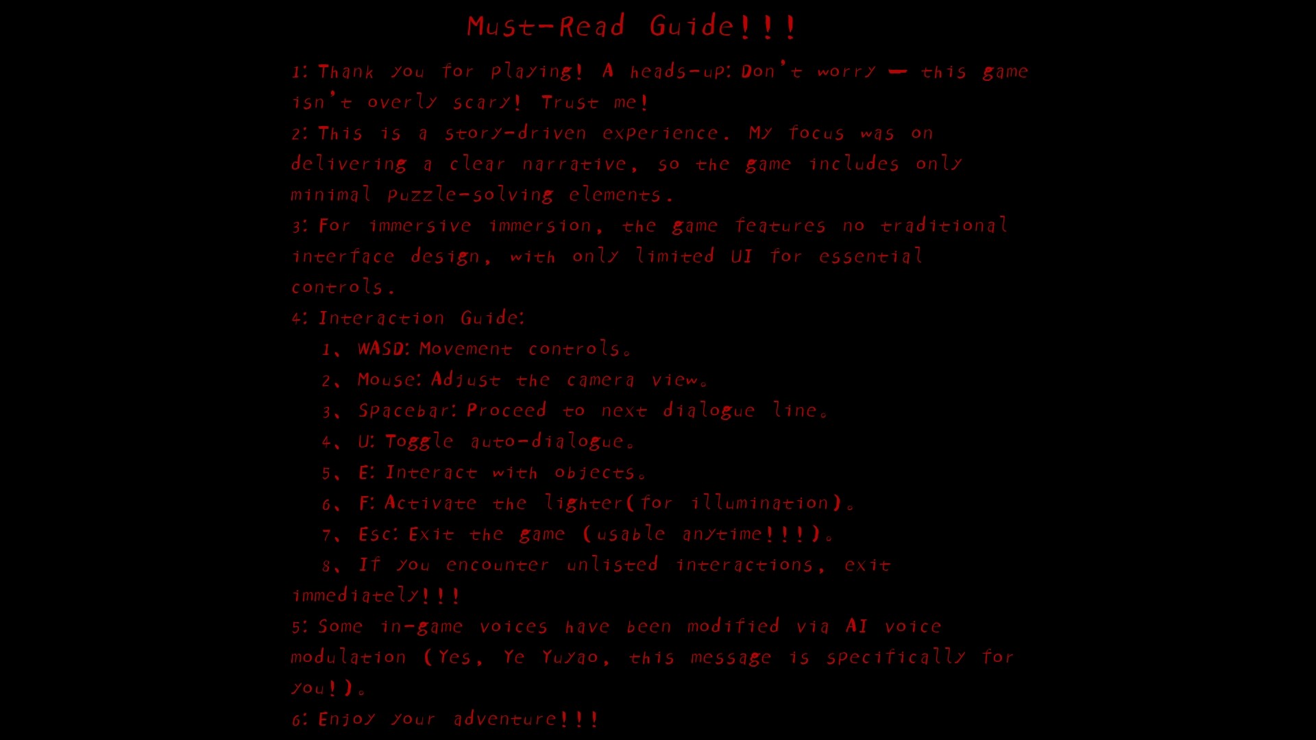 Afterglow-The fifth ending screenshot 1