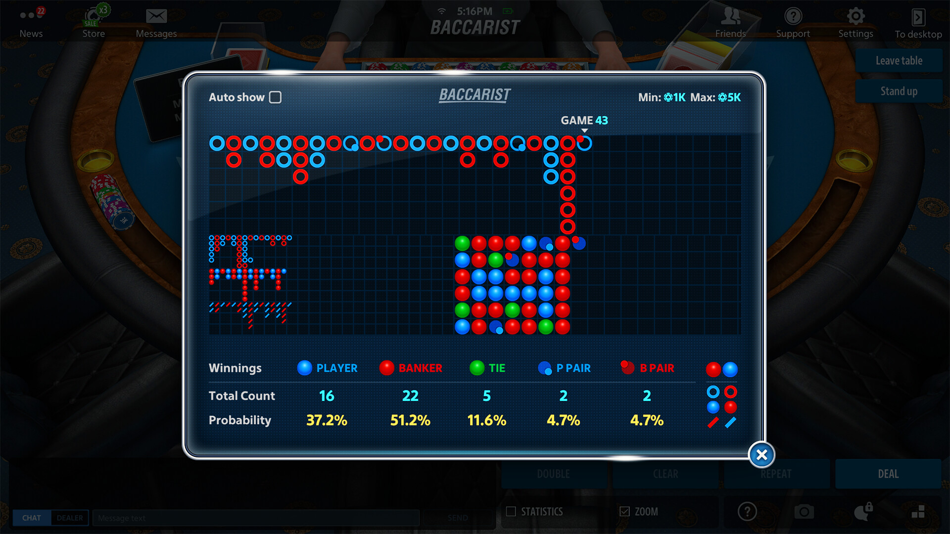 Baccarat Online: Baccarist screenshot 3