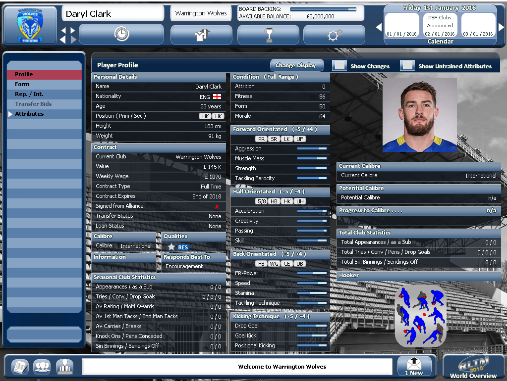 Rugby League Team Manager 2015 screenshot 17