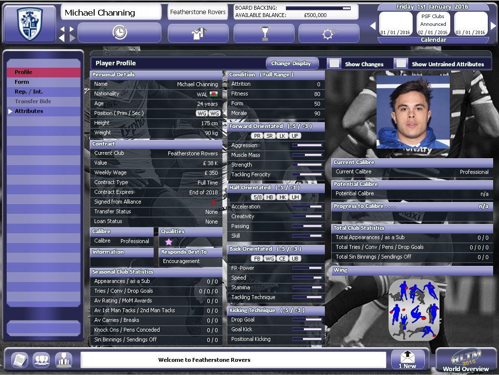 Rugby League Team Manager 2015 screenshot 21