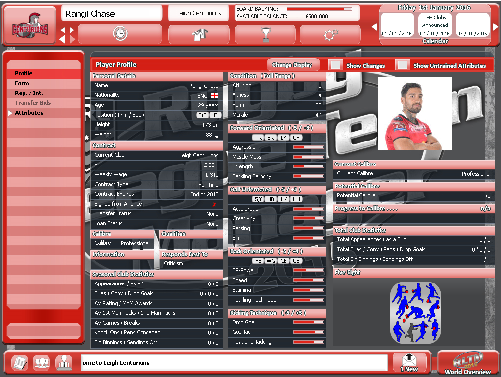 Rugby League Team Manager 2015 screenshot 20