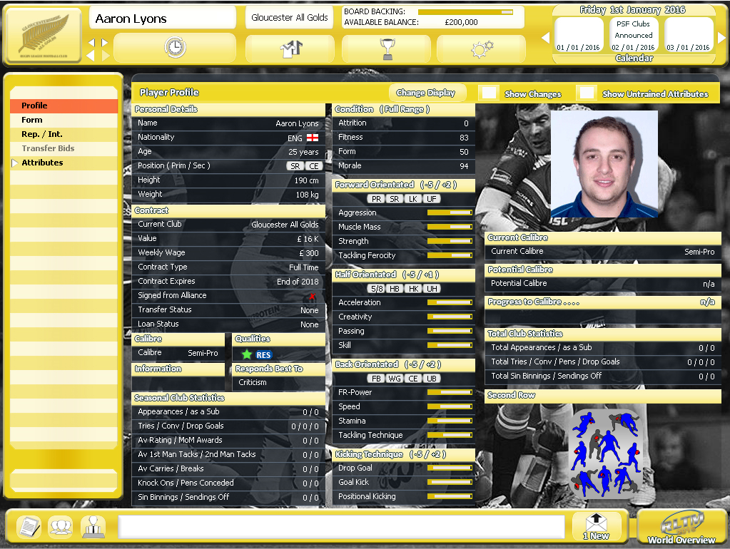 Rugby League Team Manager 2015 screenshot 24