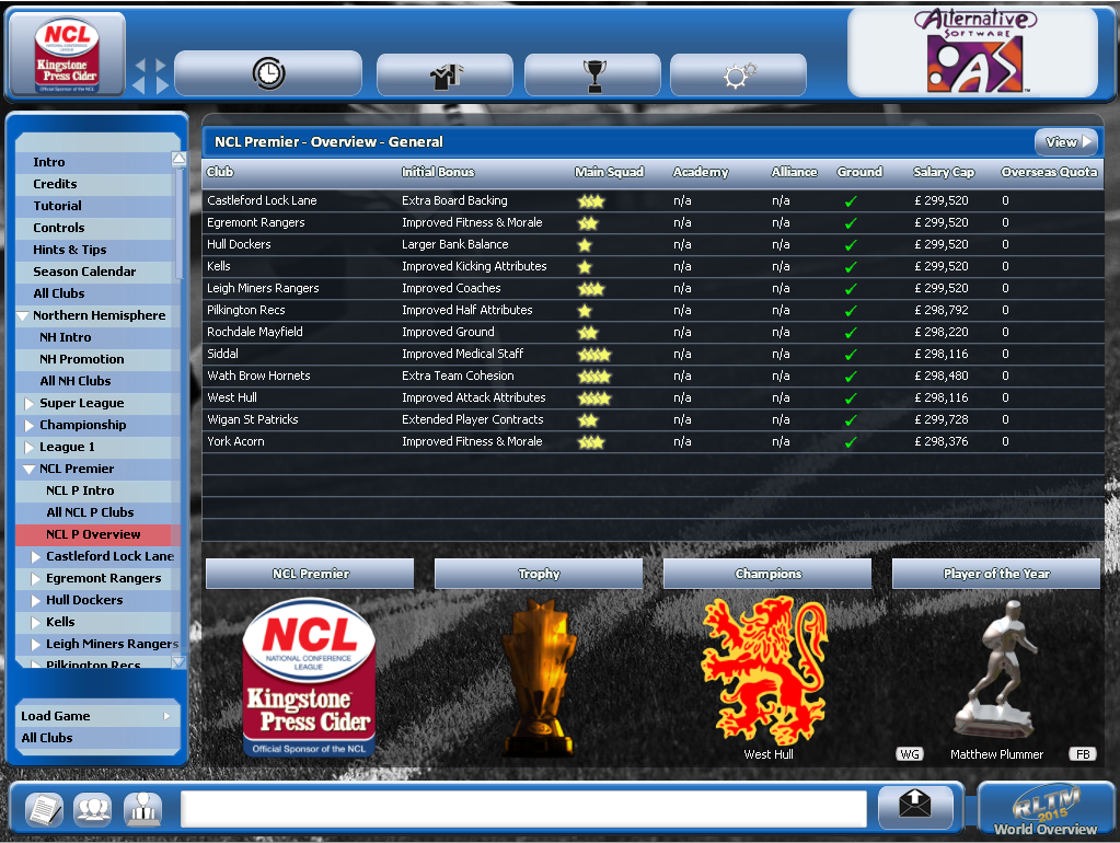 Rugby League Team Manager 2015 screenshot 15