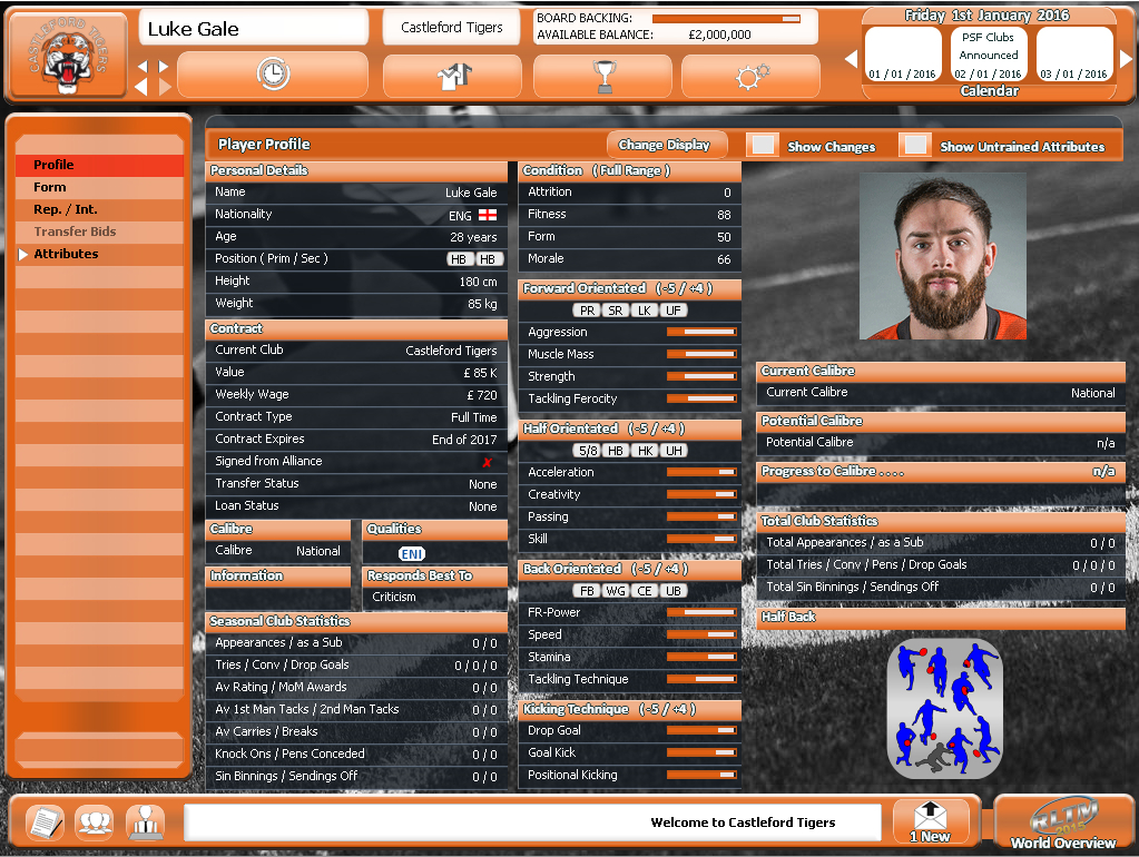 Rugby League Team Manager 2015 screenshot 22
