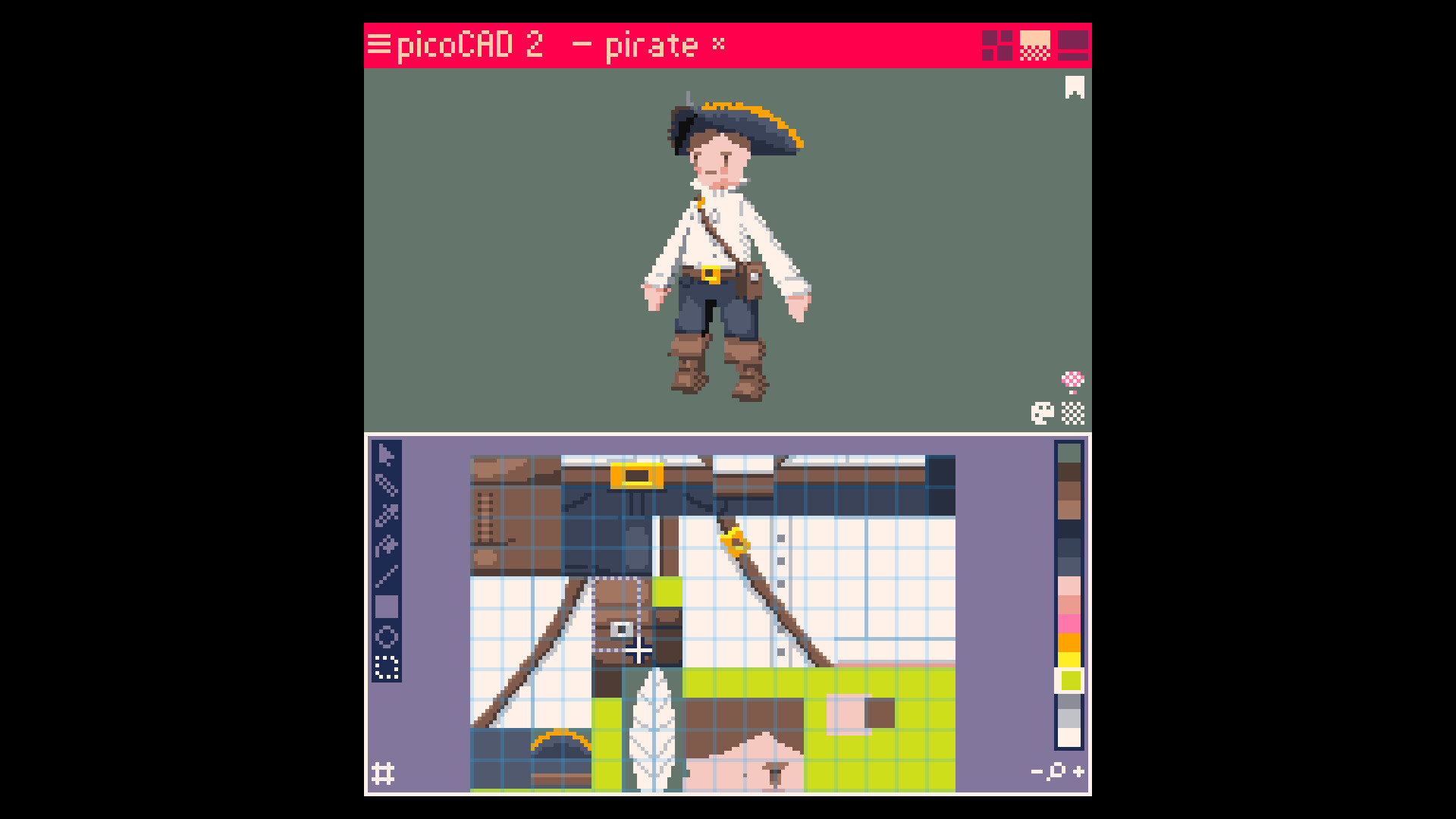 picoCAD 2 screenshot 2