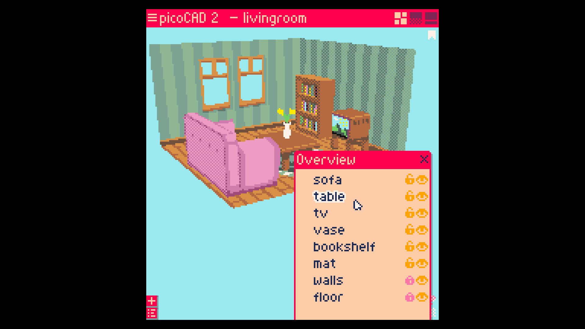 picoCAD 2 screenshot 3