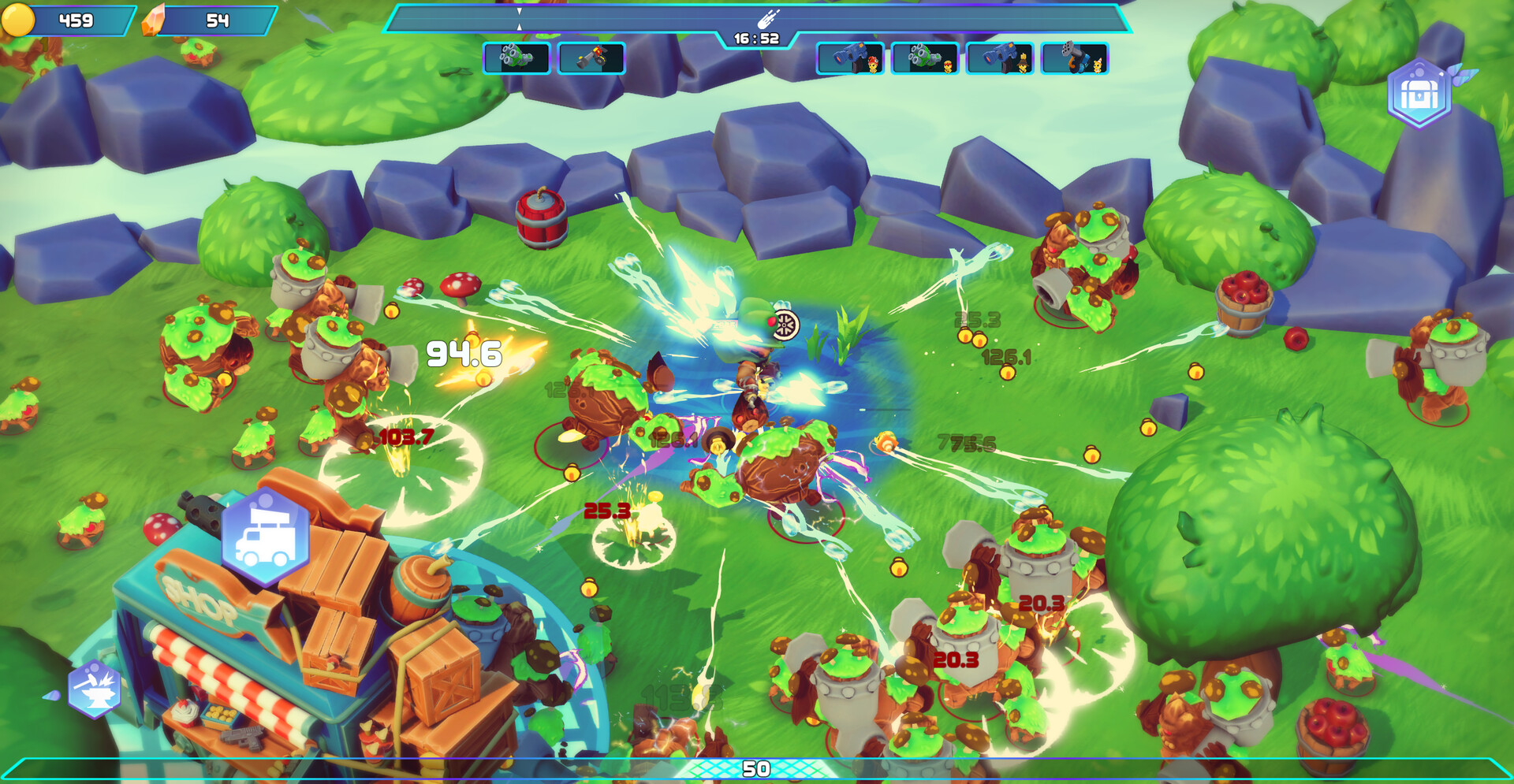 Dino-Ducks Mayhem screenshot 2