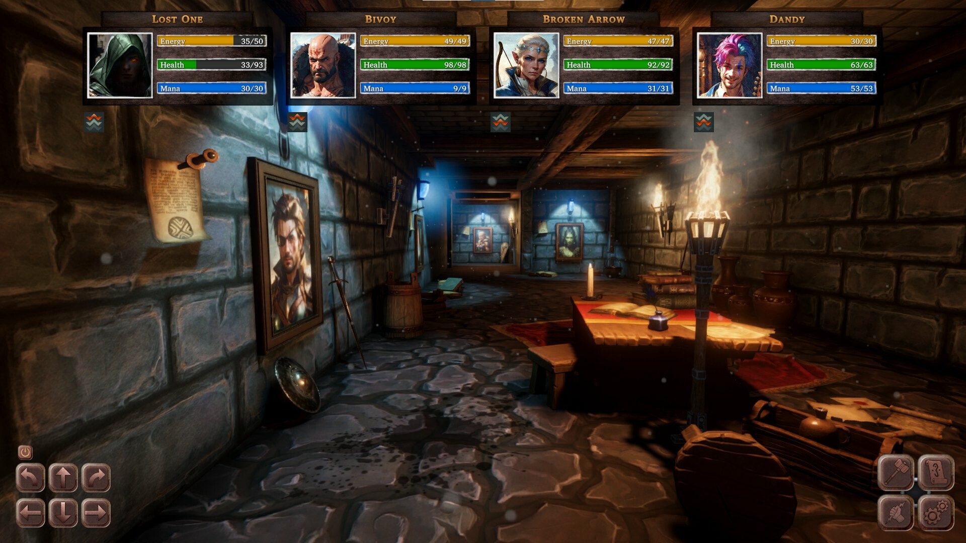 Paper Dungeon - Deep Down screenshot 1