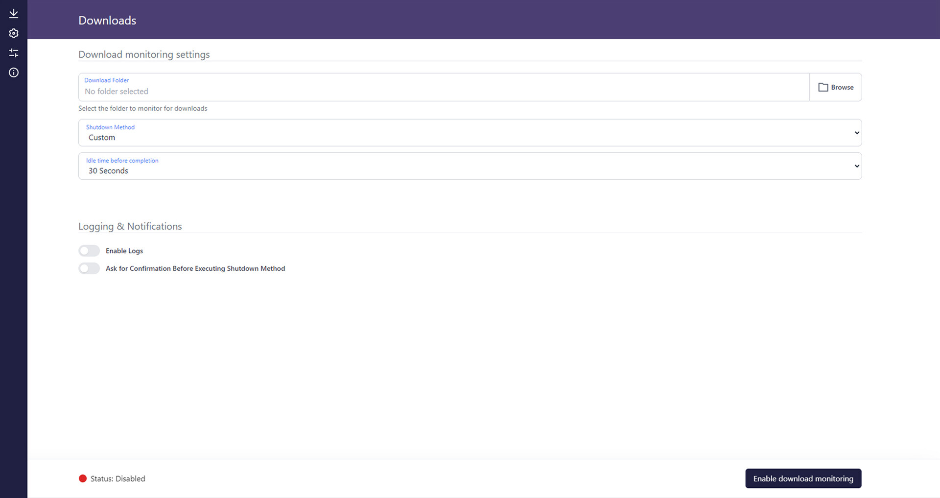 IdleDownloadManager screenshot 1