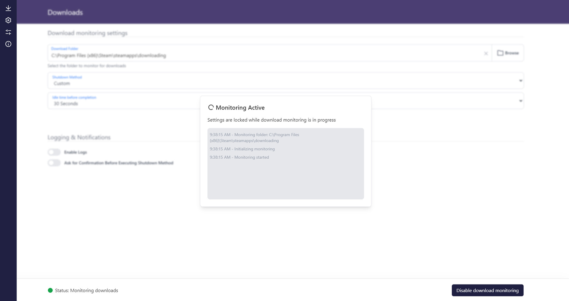 IdleDownloadManager screenshot 2