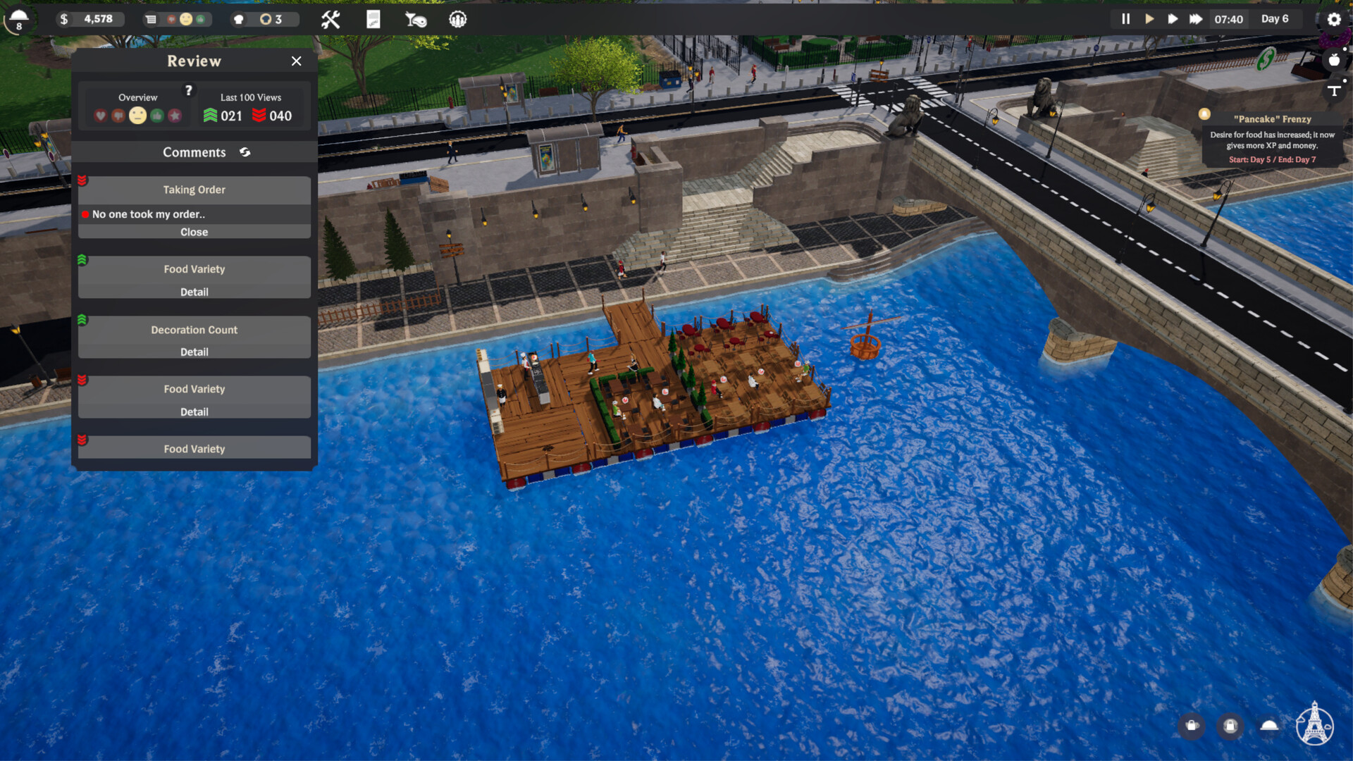 GastroCity: A Restaurant Tycoon Game screenshot 2