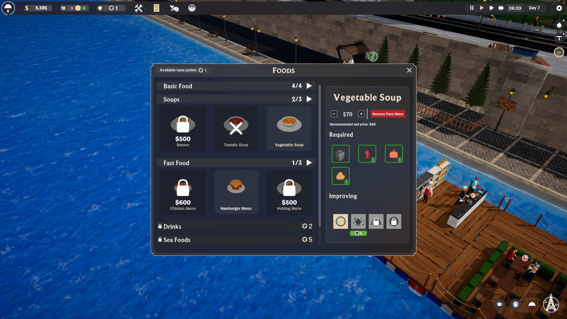 GastroCity: A Restaurant Tycoon Game screenshot 3