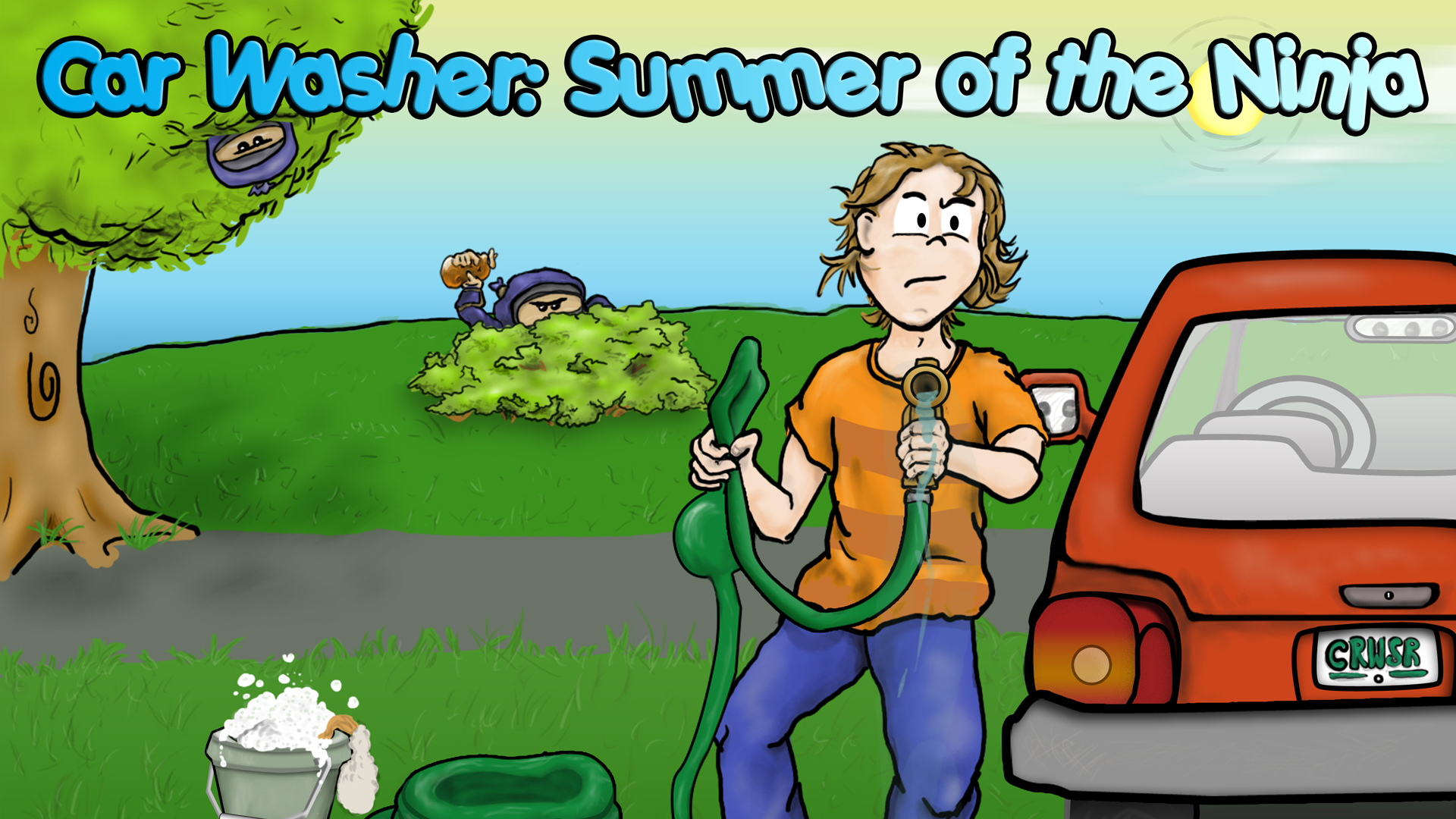 Car Washer: Summer of the Ninja screenshot 1